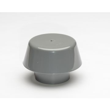 Brett 110mm Pushfit Extract Cowl Grey