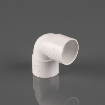 Brett 40mm Solvent 90 Knuckle Bend White