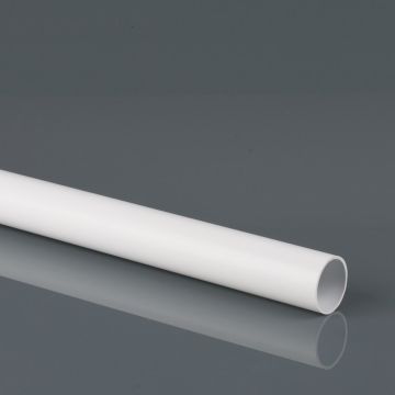 Brett 50mm Solvent Pipe 3Mtr White