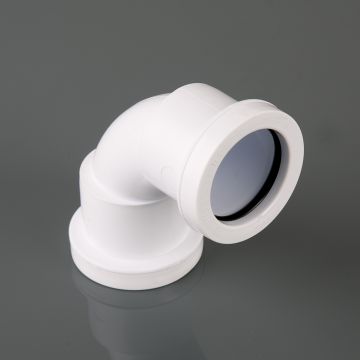 Brett 32mm Pushfit-Fit 92.5 Swept Bend White