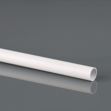 Brett 21.5mm Overflow 3Mtr Pipe White