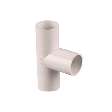 Brett 21.5mm Overflow 90 Deg Tee White