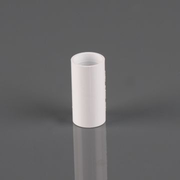 Brett 21.5mm Overflow Straight Coupling White