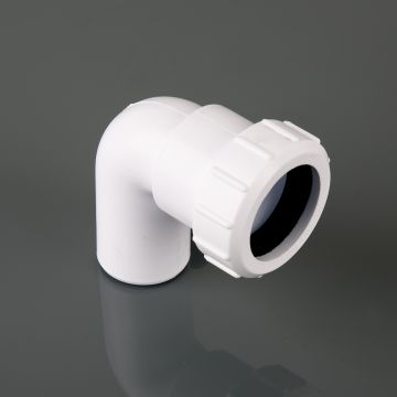 Brett 32mm Comp 90 Swivel Elb White 