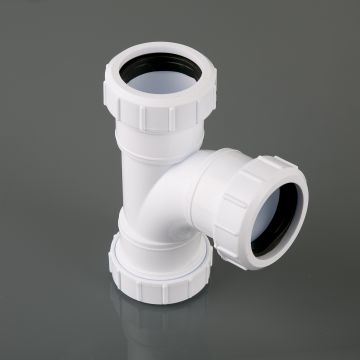 Brett 40mm Comp 92.5 Swept Tee White