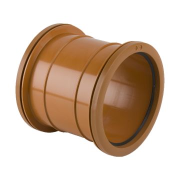 Brett 110mm Underground D/S Pvc Slip Coupling