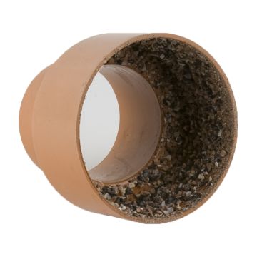 Brett 110mm Underground Salt Glaze Spigot Adaptor 
