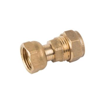Contract Compression Fitting 15mm x 1/2" Straight Tap Connector