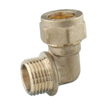 Contract Compression Fitting 22mm x 3/4 Male Elbow