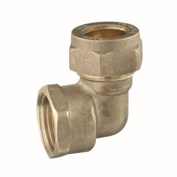 Contract Compression Fitting 15mm x 1/2 Fem Elbow