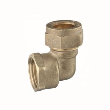 Contract Compression Fitting 22mm x 3/4 Female Elbow