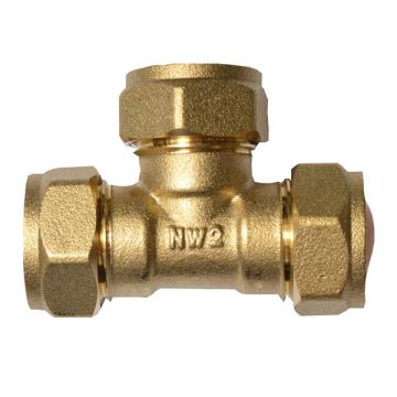 Contract Compression Fitting 28mm Tee 