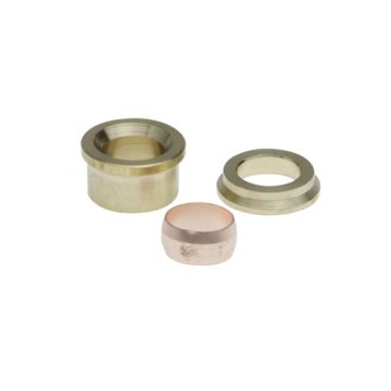 Contract Compression Fitting 15 x 10mm Red Set