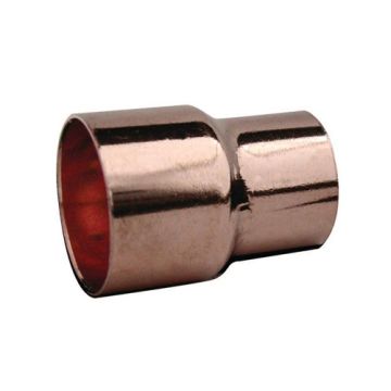 Contract Endfeed Fitting 22 x 15mm Red Coup 