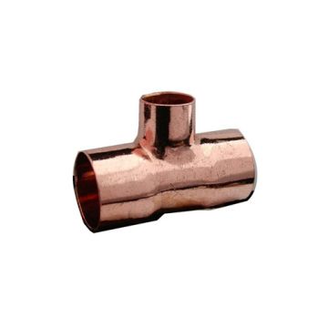 Contract Endfeed Fit 28 x 28 x 15mm Br Red Tee