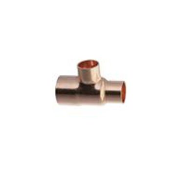 Contract Endfeed Fit 22 x 15 x 15mm End Branch Red Tee