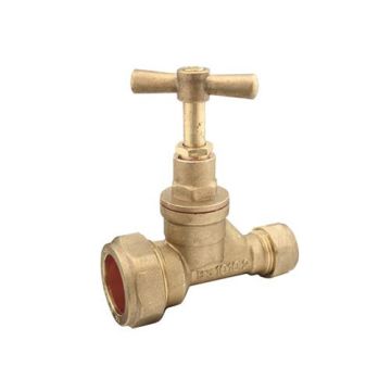 Contract Valves P20 x 15mm Poly/Brass Stopcock (WRAS)