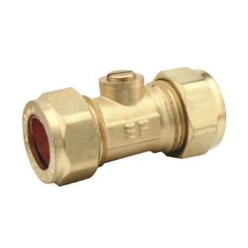 Contract 15mm brass Iso Valve - Economy
