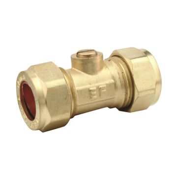 Contract 22mm Brass Iso Valve 