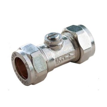 Contract 15mm Chrome Iso Valve 