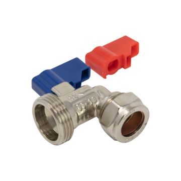 Contract Valves 15 x 3/4" Angled Washing Machine Tap 