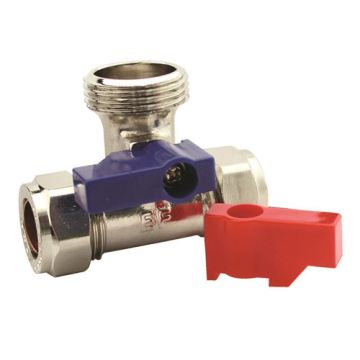 In Line 15mm x 3/4" T W/Machine Tap