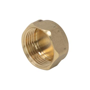 Screwed Brass Fittings Brass Caps 3/8" 