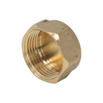 Screwed Brass Fittings Brass Caps 1/2"