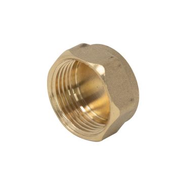 Screwed Brass Fittings Brass Caps 1" 