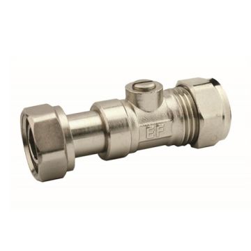 Straight Service Valve 15 x 1/2"