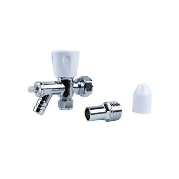 Lockshield C/W D.O.C 10mm x 1/2"Rad Valve 559112