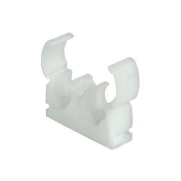 Double Locking Pipe Clips 22mm