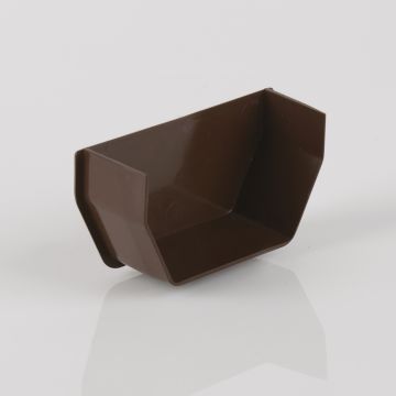 Brett 114mm Square Int Stopend Brown