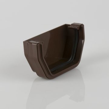Brett 114mm Square Brown Ext Stopend