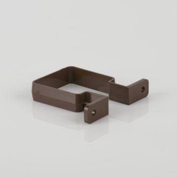 Brett 65mm Square Brack Brown Downpipe