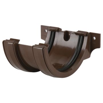 Brett 112mm Round Joint/Union Brack Brown
