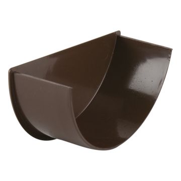 Brett 112mm Round Int Stopend Brown