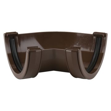 Brett 112mm Round 135 Gutt Angle Brown
