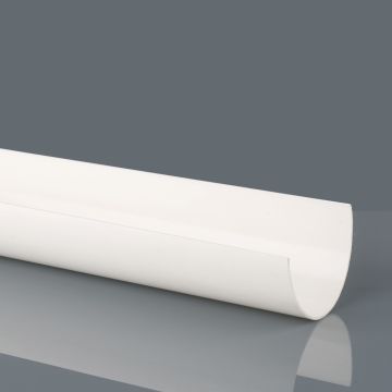 Brett 115mm x 75 Deep 4Mtr Gutt White