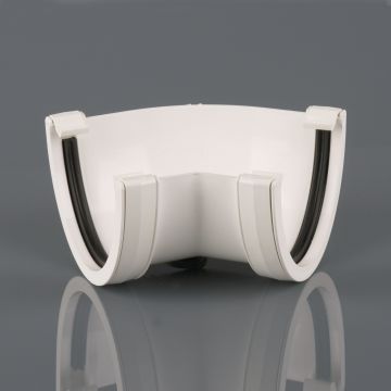 Brett 115mm x 75 Deep 135 Gutt Ang White 