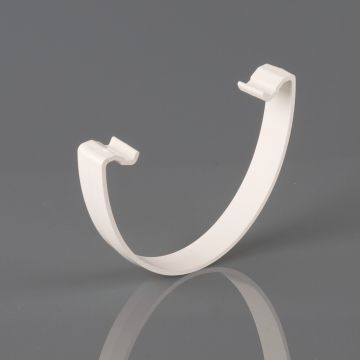 Brett 115mm x 75 Deep Gutter Clip White 