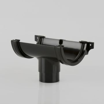 Brett 112mm Round Run Outlet Black 
