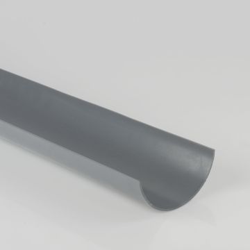 Brett 112mm Round 4Mtr Gutter Grey 