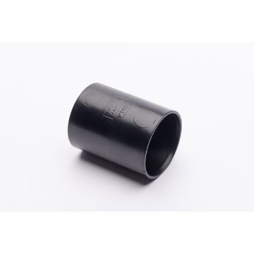 Brett 40mm Solv Straight Connector Black