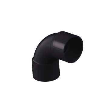 Brett 50mm Solvent 92.5 degree Swept Elbow Black