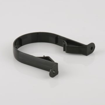 Brett 50mm Solv Black Pipe Clip