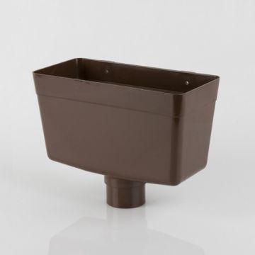 Brett 68mm Rainwater Head Brown