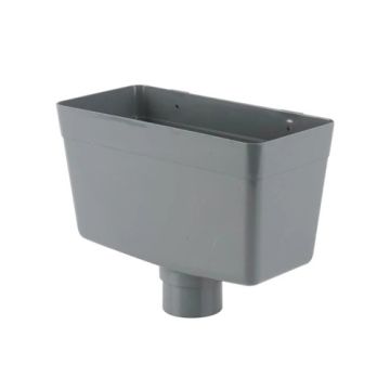 Brett 68mm Rainwater Head Grey