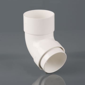 Brett 68mm Top/Bottom Offset Bend White