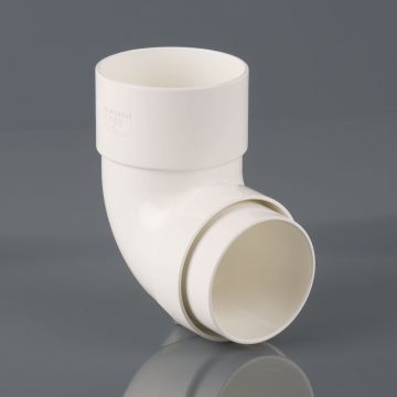 Brett 68mm Downpipe 92.5 White Bend 